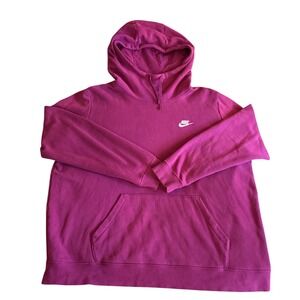 Nike 2XL Hoodie Dynamic Berry pullover